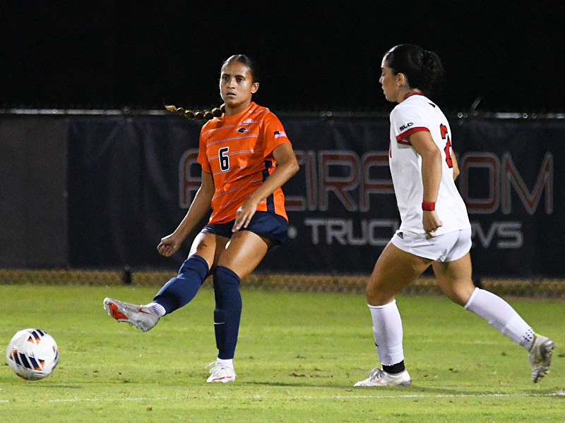Jazira Gonzalez. UTSA beat Incarnate Word 3-1 in women's soccer on Thursday, Sept. 10, 2026, at Park West. - photo by Joe Alexander