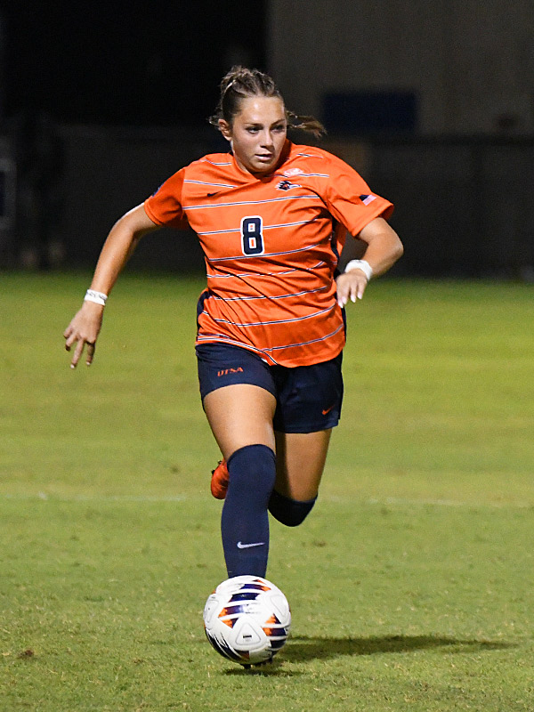 Sam Garofalo. UTSA beat Incarnate Word 3-1 in women's soccer on Thursday, Sept. 10, 2026, at Park West. - photo by Joe Alexander