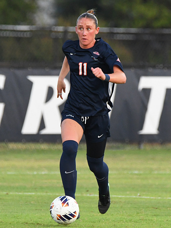 Addi O'Kelley. UTSA women's soccer lost to Santa Clara 1-0 on Thursday, Sept. 17, 2026, at Park West. - photo by Joe Alexander