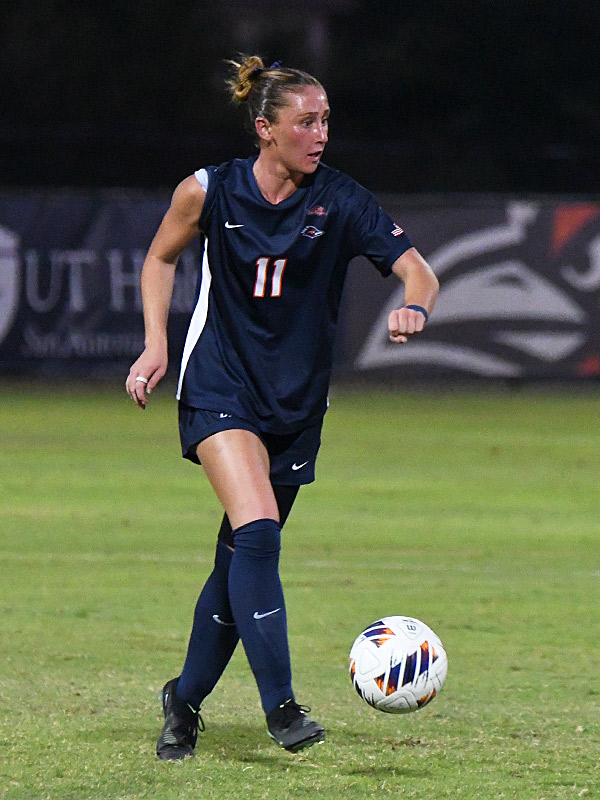 Addi O'Kelley. UTSA women's soccer lost to Santa Clara 1-0 on Thursday, Sept. 17, 2026, at Park West. - photo by Joe Alexander
