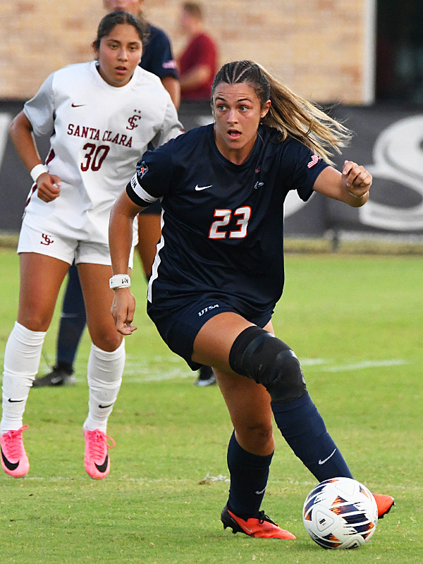 Brooklyn Bailey. UTSA women's soccer lost to Santa Clara 1-0 on Thursday, Sept. 17, 2026, at Park West. - photo by Joe Alexander