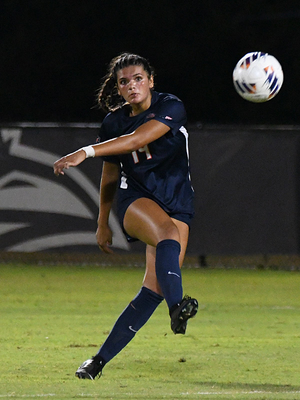 Sofia Peters. UTSA women's soccer lost to Santa Clara 1-0 on Thursday, Sept. 17, 2026, at Park West. - photo by Joe Alexander