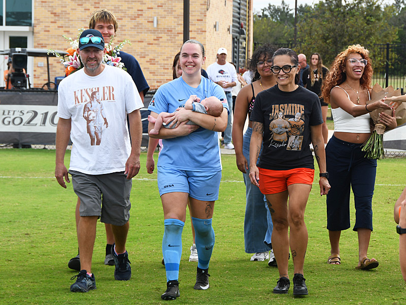 UTSA women's soccer honored Jasmine Kessler for Senior Day on Sunday, Oct. 25, 2025, at Park West. - photo by Joe Alexander