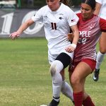 Addi O'Kelley. UTSA beat Temple 1-0 in American Conference women's soccer at Park West, Sunday, Oct. 25, 2026. - photo by Joe Alexander