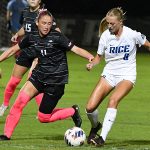 Addi O'Kelley. UTSA women's soccer lost to Rice 3-0 on Friday, Oct. 2, 2026, at Park West in American Conference action. - photo by Joe Alexander