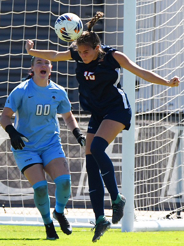 Kacey Grahmann: UTSA women's soccer's 2-1 victory over UAB on Sunday, Oct. 11, 2026, at Park West. - photo by Joe Alexander