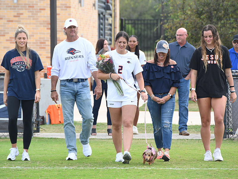 UTSA women's soccer honored Kameron Kloza for Senior Day on Sunday, Oct. 25, 2025, at Park West. - photo by Joe Alexander
