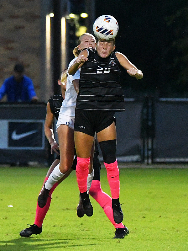 Sabrina Taber. UTSA women's soccer lost to Rice 3-0 on Friday, Oct. 2, 2026, at Park West in American Conference action. - photo by Joe Alexander