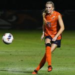 Caroline Pelkofski. UTSA women's soccer tied Tulsa 1-1 on Thursday, Oct. 15, 2026, at Park West. - photo by Joe Alexander