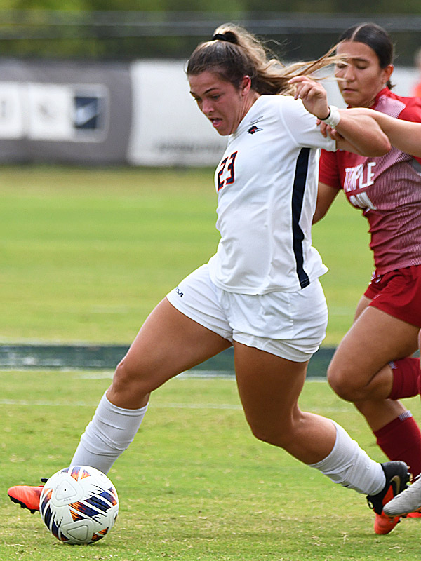 Brooklyn Bailey. UTSA beat Temple 1-0 in American Conference women's soccer at Park West, Sunday, Oct. 25, 2026. - photo by Joe Alexander