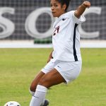Aaliyaiah Durden. UTSA beat Temple 1-0 in American Conference women's soccer at Park West, Sunday, Oct. 25, 2026. - photo by Joe Alexander