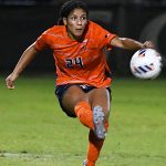 Aaliyaiah Durden. UTSA women's soccer tied Tulsa 1-1 on Thursday, Oct. 15, 2026, at Park West. - photo by Joe Alexander