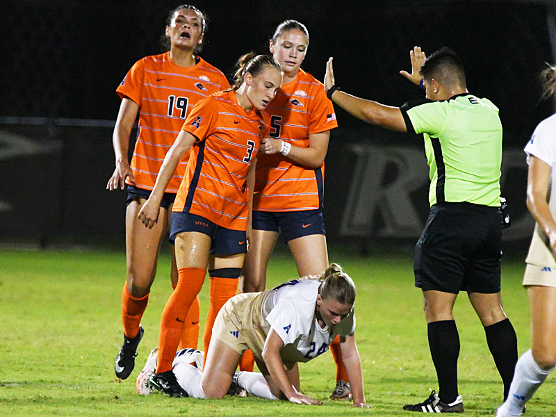Bri Carrigan. UTSA women's soccer tied Tulsa 1-1 on Thursday, Oct. 15, 2026, at Park West. - photo by Joe Alexander