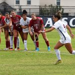 Leah Varela scored on a first-half penalty kick as UTSA beat Temple 1-0 in American Conference women's soccer on Sunday, Oct. 25, 2026, at Park West. - photo by Joe Alexander