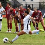 Leah Varela scored on a first-half penalty kick as UTSA beat Temple 1-0 in American Conference women's soccer on Sunday, Oct. 25, 2026, at Park West. - photo by Joe Alexander