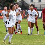 Leah Varela scored on a first-half penalty kick as UTSA beat Temple 1-0 in American Conference women's soccer on Sunday, Oct. 25, 2026, at Park West. - photo by Joe Alexander