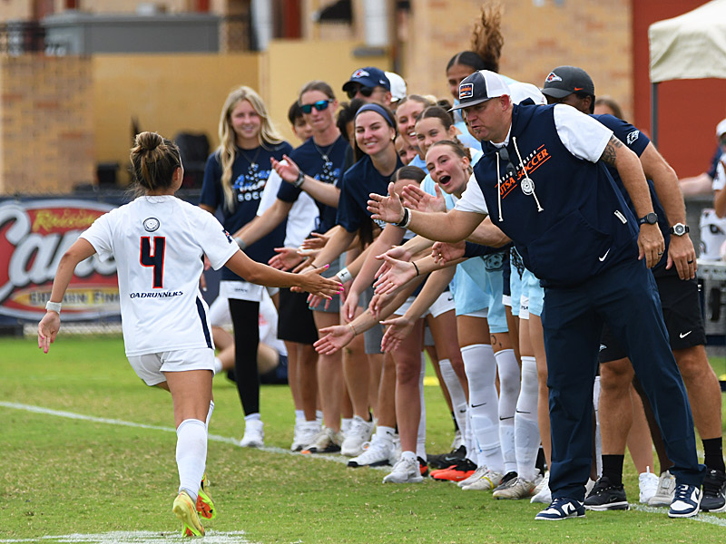 Leah Varela scored on a first-half penalty kick as UTSA beat Temple 1-0 in American Conference women's soccer on Sunday, Oct. 25, 2026, at Park West. - photo by Joe Alexander