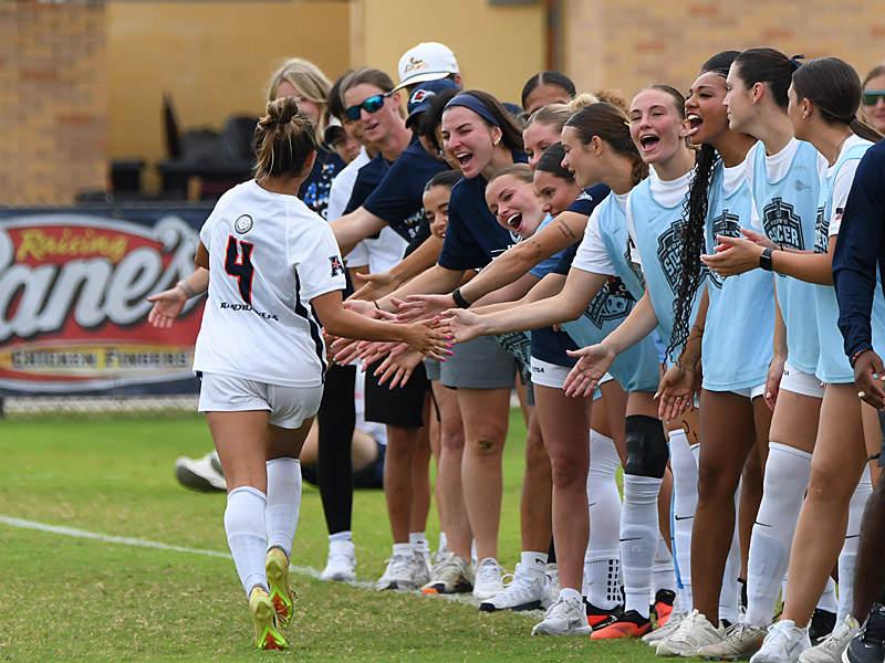 Leah Varela scored on a first-half penalty kick as UTSA beat Temple 1-0 in American Conference women's soccer on Sunday, Oct. 25, 2026, at Park West. - photo by Joe Alexander