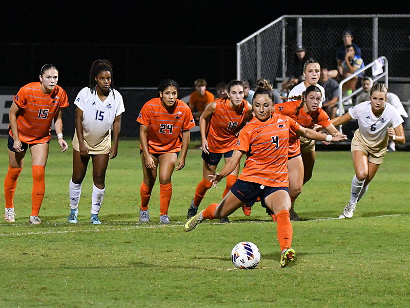 UTSA women's soccer tied Tulsa 1-1 on Leah Varela's penalty kick goal in the second half on Thursday, Oct. 15, 2026, at Park West. - photo by Joe Alexander