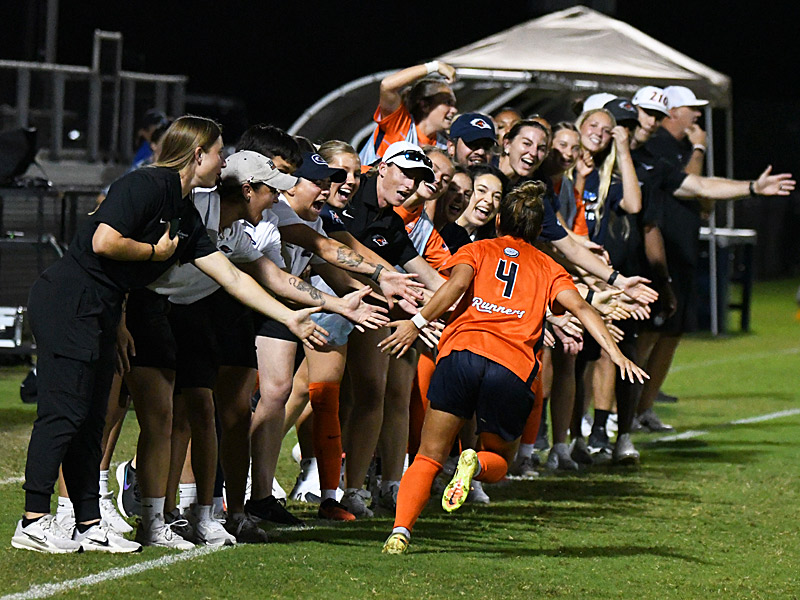 UTSA women's soccer tied Tulsa 1-1 on Leah Varela's penalty kick goal in the second half on Thursday, Oct. 15, 2026, at Park West. - photo by Joe Alexander