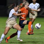 Caroline Pelkofski. UTSA women's soccer tied Tulsa 1-1 on Thursday, Oct. 15, 2026, at Park West. - photo by Joe Alexander