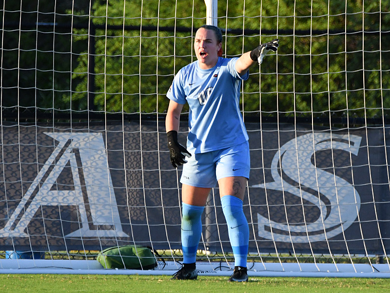 Jasmine Kessler's UTSA goalkeeping records include most wins, most shutouts and most starts. - photo by Joe Alexander
