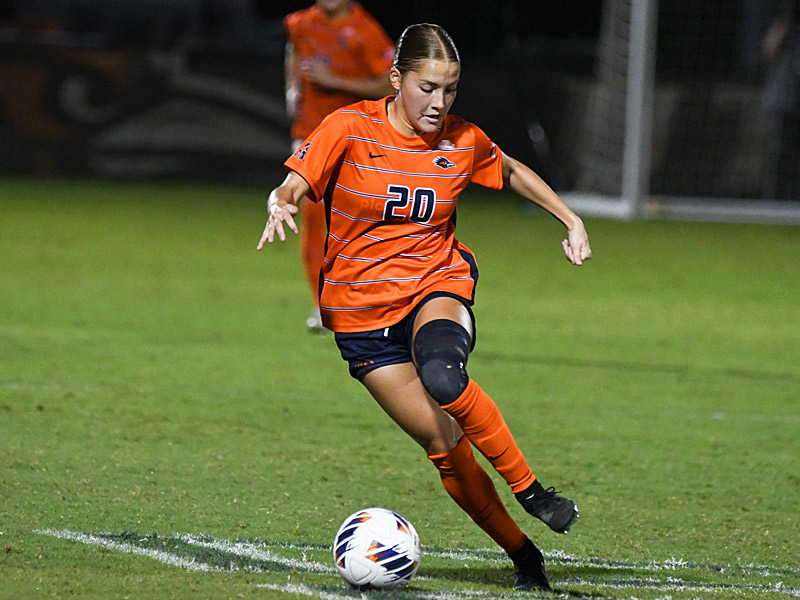 Sabrina Taber. UTSA women's soccer tied Tulsa 1-1 on Thursday, Oct. 15, 2026, at Park West. - photo by Joe Alexander
